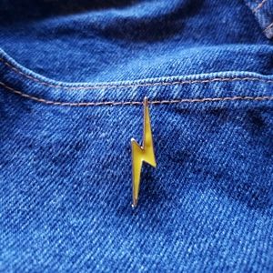 Lightning Bolt Enamel Pin
